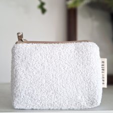 Portfelik card holder frotte Biały