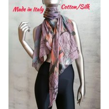 Szal jedwab unisex Italy