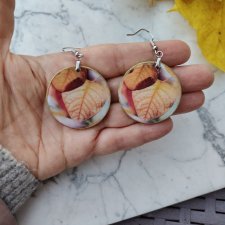 Jesienna Poświata – Kolczyki z motywem liści