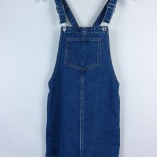 Topman Moto jeans spódnica mini na szelkach dżins 6 / 34