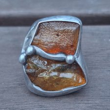 Surowy - pierścionek regulowany