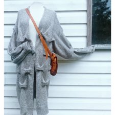 SZARY SWETER KARDIGAN VILA