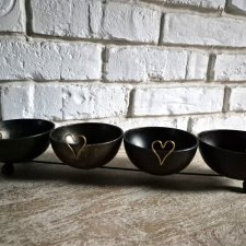 Świecznik z serduszkami