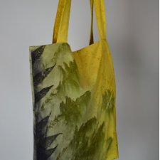 Barwiona roślinami Torba Łąka w Słońcu