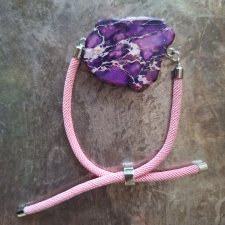 Bransoletka jaspis lazurowe wybrzeże regulowana 3