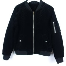 F&F welurowa kurtka bomberka na polarze 14 / 40