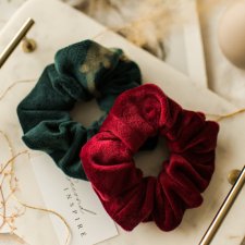Świąteczny zestaw scrunchies