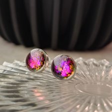 Trójwymiarowe kolczyki z pyłkiem