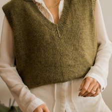 Wełniana kamizelka XXL