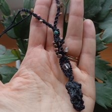 Naszyjnik z czarnym turmalinem