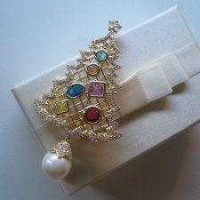 BROSZKA CHOINKA ŚWIĘTA BOŻE NARODZENIE