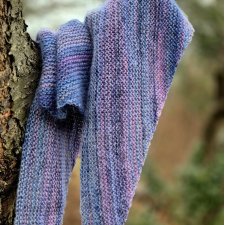 Błękit z iskrą / chustka