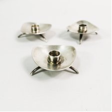 Modernistyczne świeczniki- platerowane, Dania lata 60.