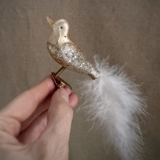 Złote ptaszki na choinkę