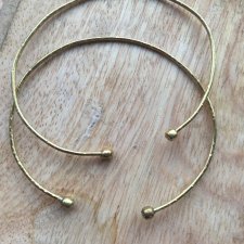 Bransoletki z mosiądzu rękodzieło