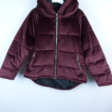 Only ocieplana welurowa kurtka welur velvet / XL