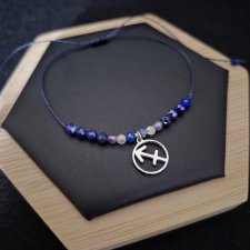 Bransoletka Zodiakalna Strzelec - wersja ze srebrem