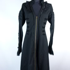 Spin Doctor goth punk sukienka za kolano / M