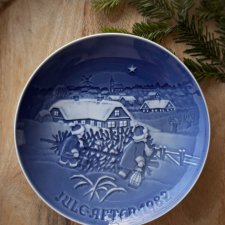 Talerz świąteczny 1982, B&G, Made in Denmark