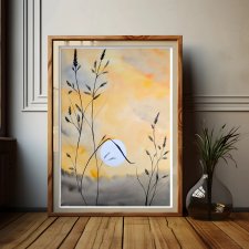 Łąka. Oryginalna akwarela A3