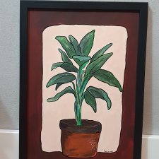 Grafika / Obraz - KWIATEK / Leon Zawodowiec - A3