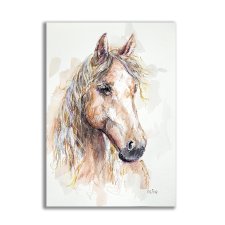 Obraz ręcznie malowany "Koń"