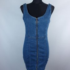 Missguided jeans sukienka mini 10 / 36