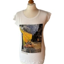 Bluzka koszulka z obrazem Vincenta van Gogha – Café Terrace at Night"