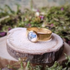 Pierścionek z niezapominajką