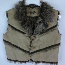 Evie zamszowa kamizelka bezrękawnik na futerku 12 / 38