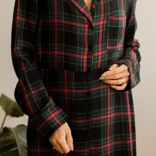 Sukienka w kratkę S