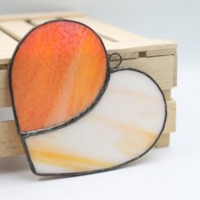 Serce Bliskość – zawieszka witrażowa