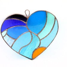 Serce Głęboka Więź – zawieszka witrażowa