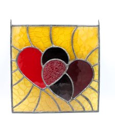 Serce Porozumienie – panel witrażowy
