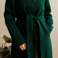 Butelkowy płaszcz XS