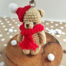 Breloczek Miś Mikołaj