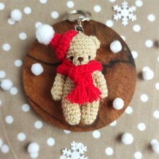 Breloczek Miś Mikołaj