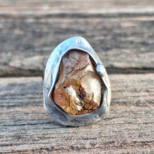 Surowy - pierścionek regulowany