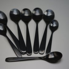 Czarne łyżki Ikea   *16