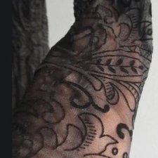 koronkowy kombinezon unikat M