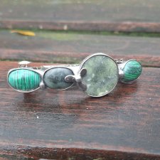 Zielona - klamra do włosów