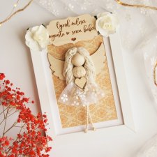 Anioł w ramce dla babci #1 | Dzień Babci | Pakowanie na prezent