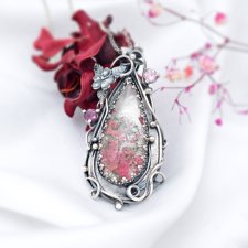 Romantyczny Naszyjnik z Kwarcem Ogrodowym