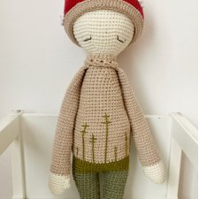 Lalka Grzybek Muchomor 42 cm Lalylala