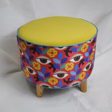 pufa puf tapicerowane siedzisko podnóżek