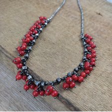 Naszyjnik z korala czerwonego