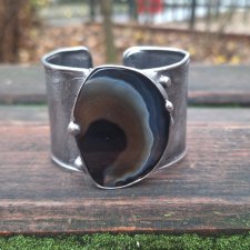 Agat - bransoletka regulowana