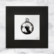 UNIKAT - oprawiona w ramę akwarela (domek 1)