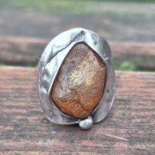 Surowy - pierścionek regulowany