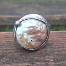 Perła - pierścionek regulowany